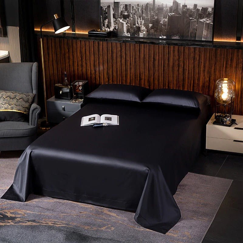 Asombrosa Black Silky Soft Egyptian Cotton Bedding Set - RoseStraya.com