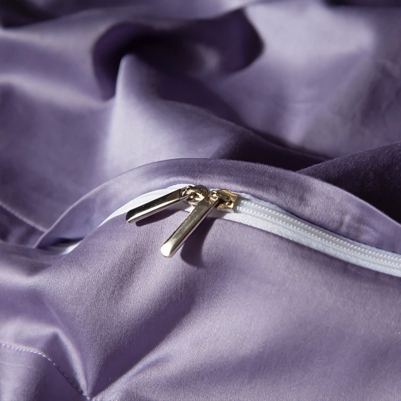 Asombrosa Proudly Purple Silky Soft Egyptian Cotton Bedding Set - RoseStraya.com
