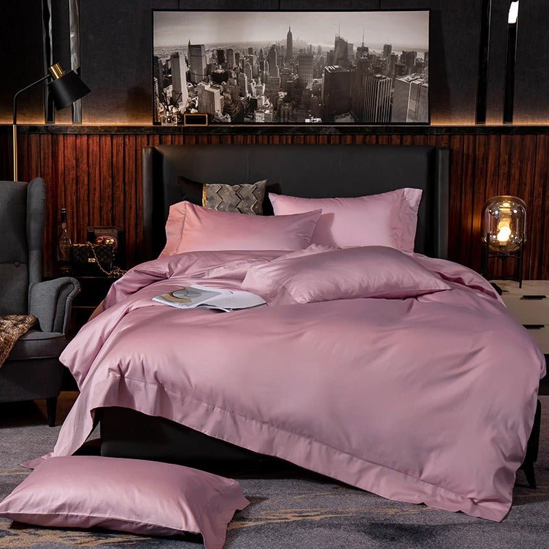 Asombrosa Soft Pink Silky Soft Egyptian Cotton Bedding Set - RoseStraya.com