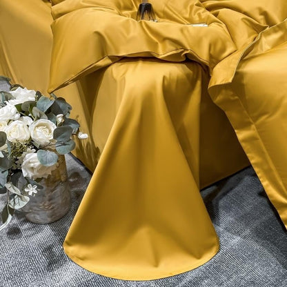Astro Gold Silky Cotton Duvet Cover Set - RoseStraya.com