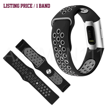 Fitbit Charge 4 Band Charge 3/SE Sports Silicone Replacement Straps Bracelet