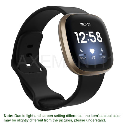 Fitbit Versa 3/Sense Bands Silicone Replacement Watch Strap Sports Wristband