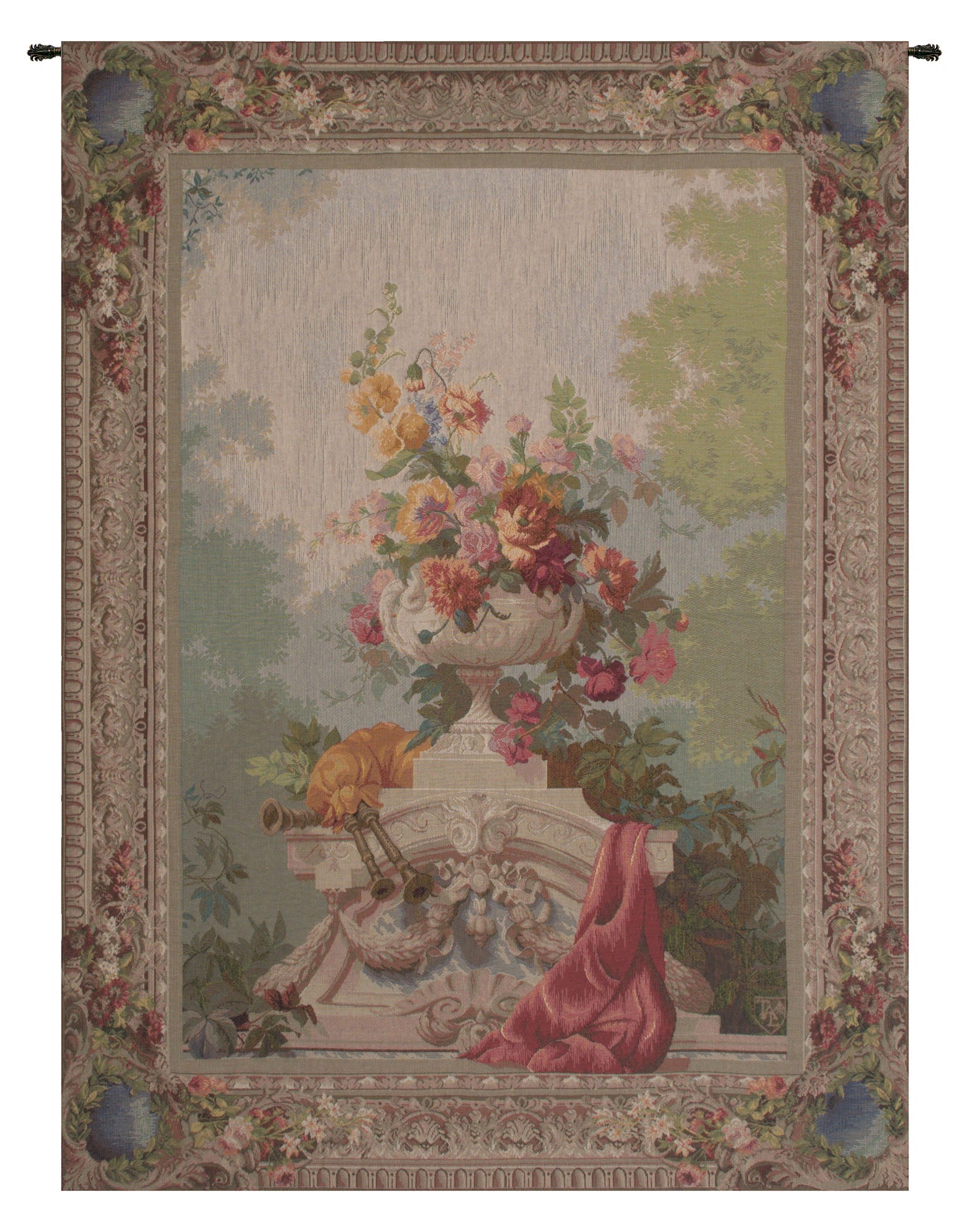 Bouquet Cornemuse French Tapestry - RoseStraya.com