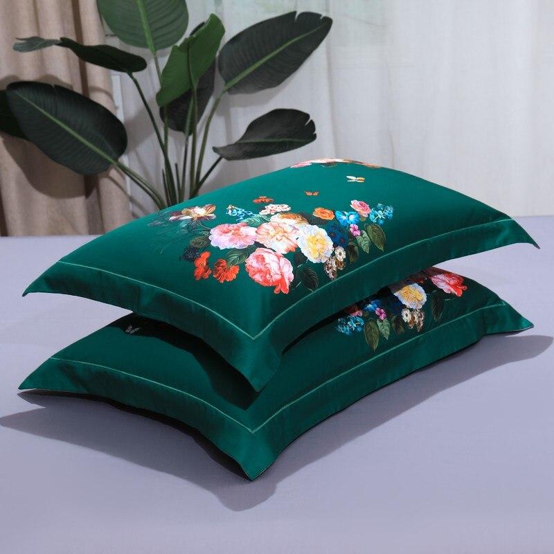 Callista Green Egyptian Cotton Duvet Cover Set - RoseStraya.com
