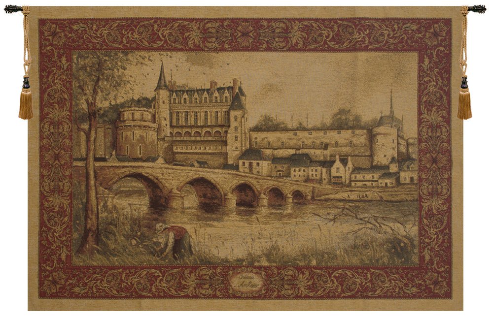 Chateau d Amboise Belgian Tapestry - RoseStraya.com