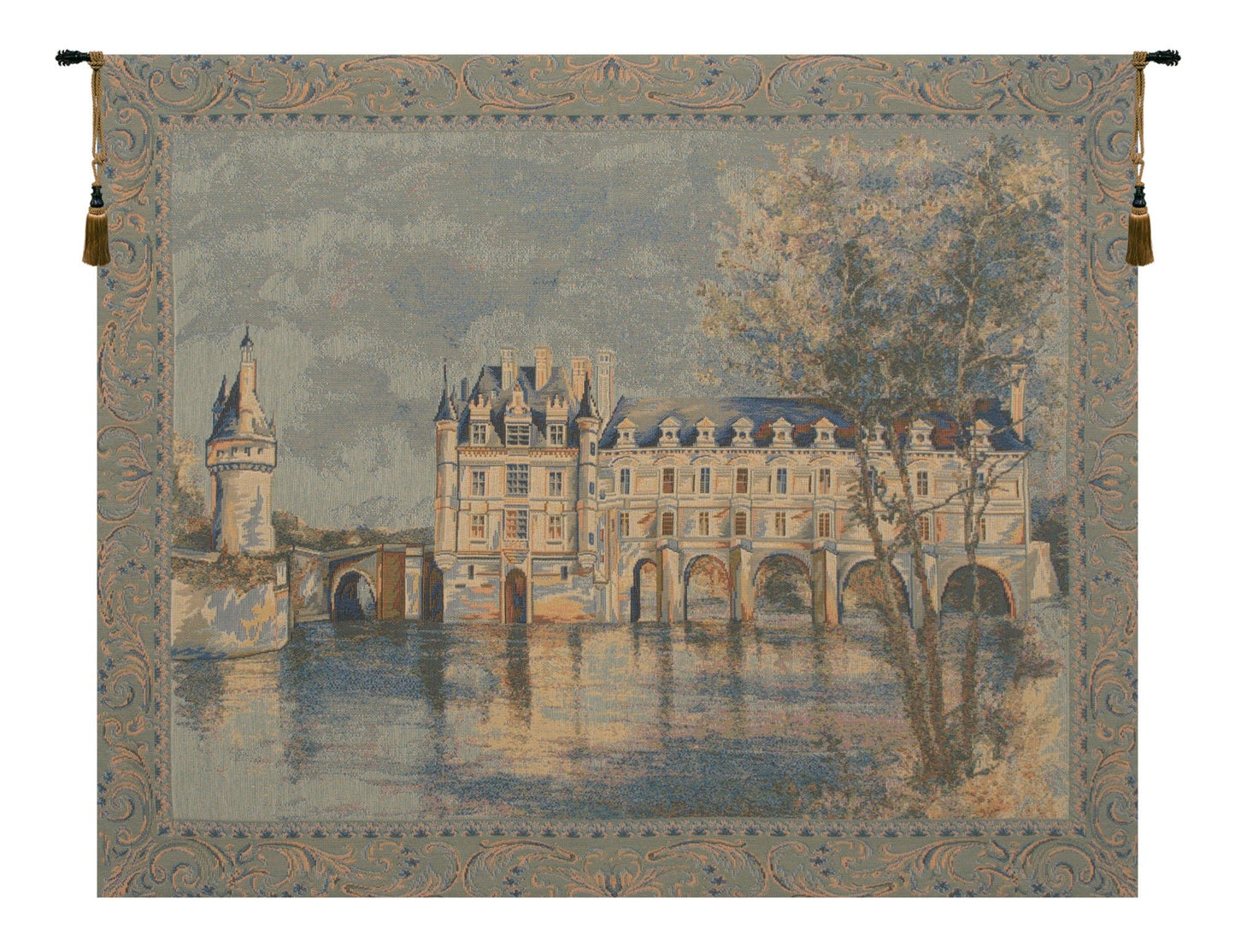 Chenonceau Castle European Tapestry - RoseStraya.com