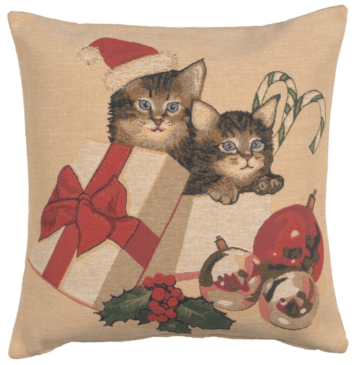 Christmas Kitties European Cushion Covers - RoseStraya.com
