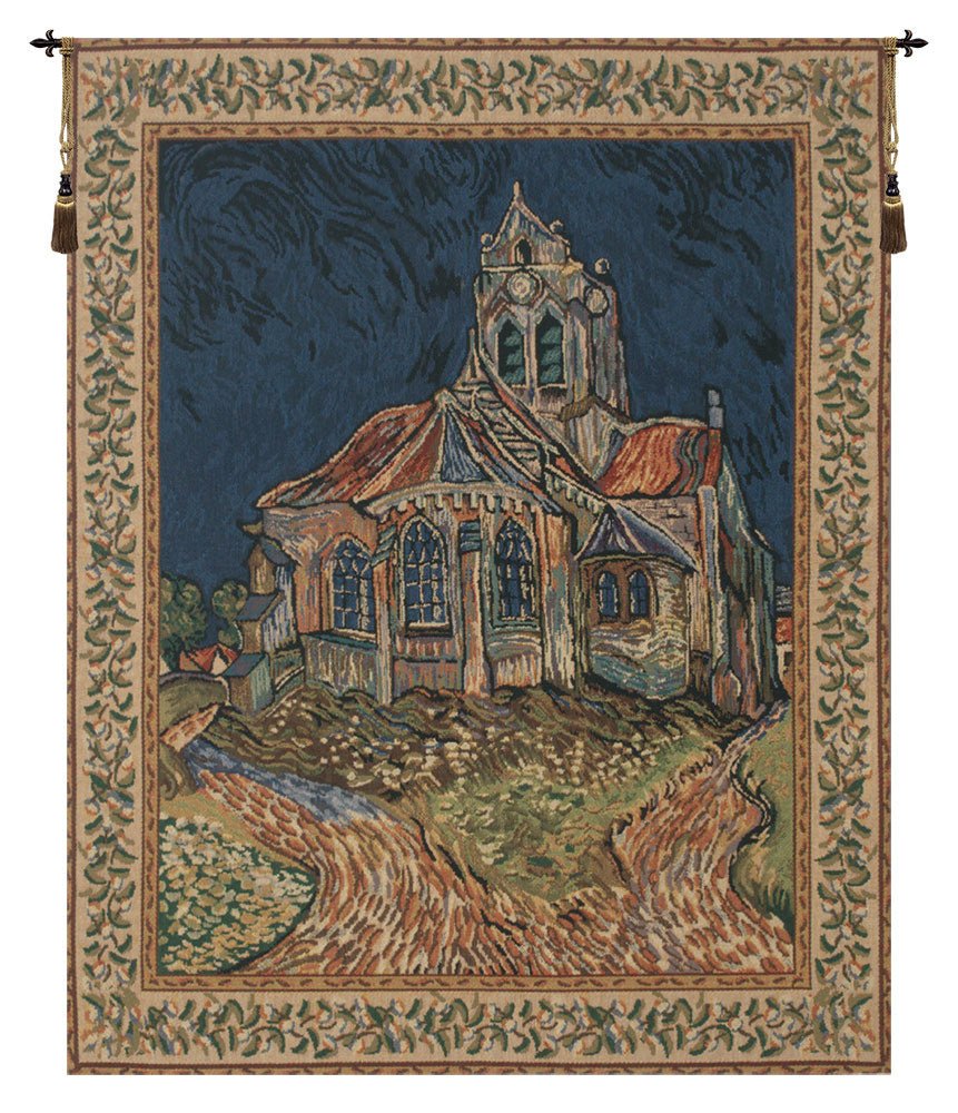 Church of Auvers Tapestry Wholesale - RoseStraya.com