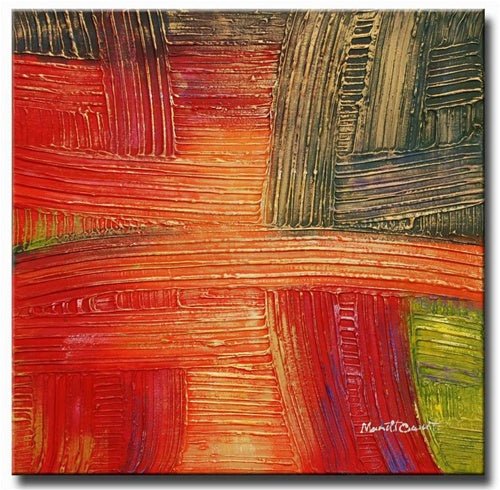Color Weave Canvas Wall Art - RoseStraya.com