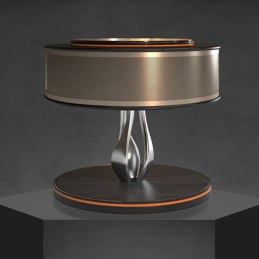 Dance of Light Smart LED Table Lamp Bluetooth Speaker Wireless Charger Clock - RoseStraya.com