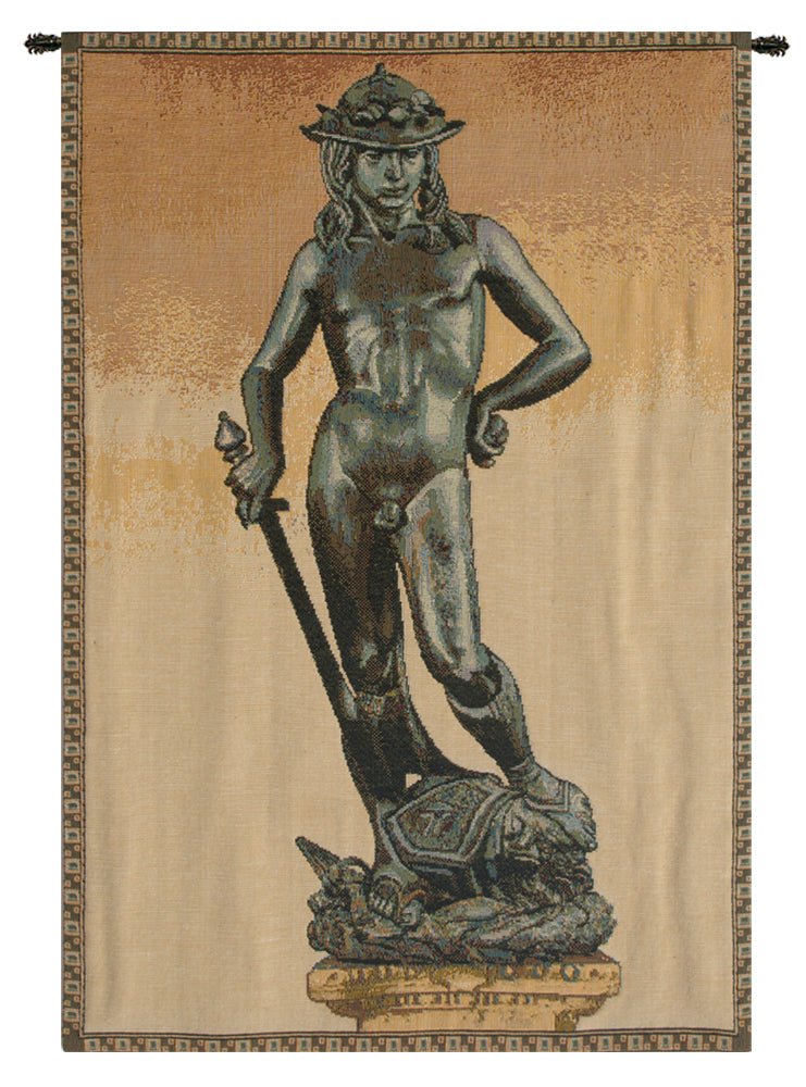 David by Donatello Italian Tapestry - RoseStraya.com