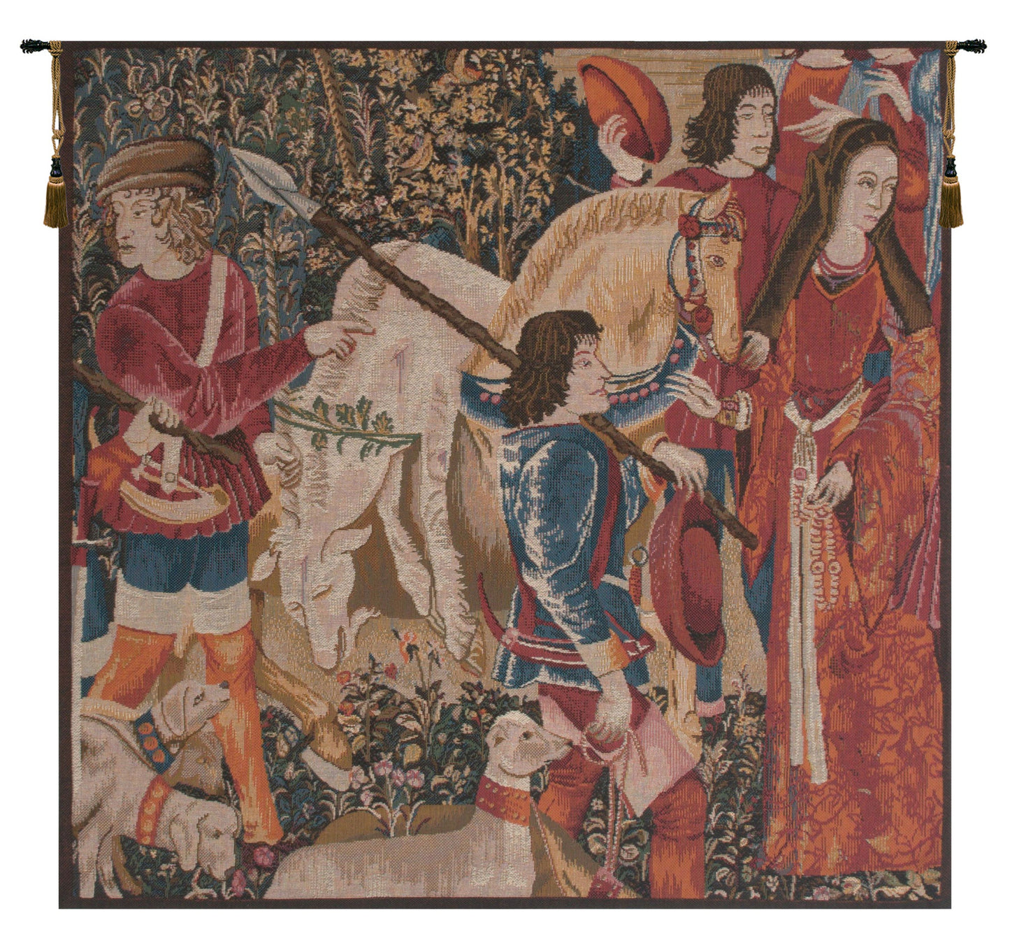 Death of the Unicorn French Tapestry - RoseStraya.com