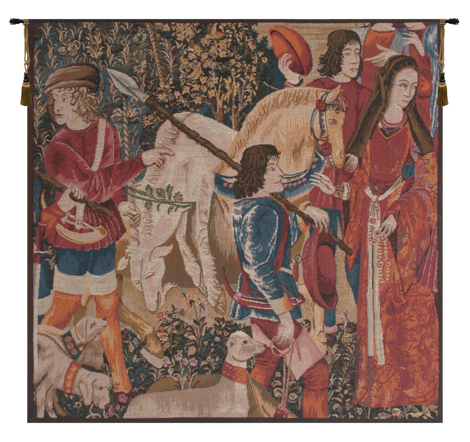 Death of the Unicorn French Tapestry - RoseStraya.com