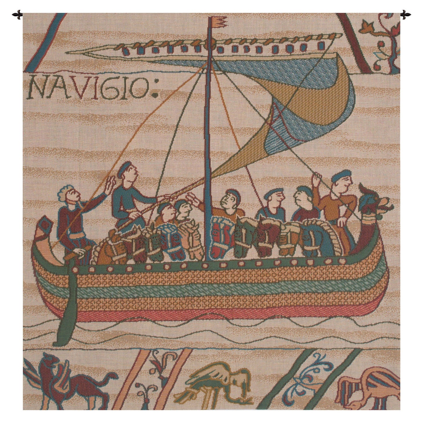 Duke William's Ship No Border French Tapestry - RoseStraya.com