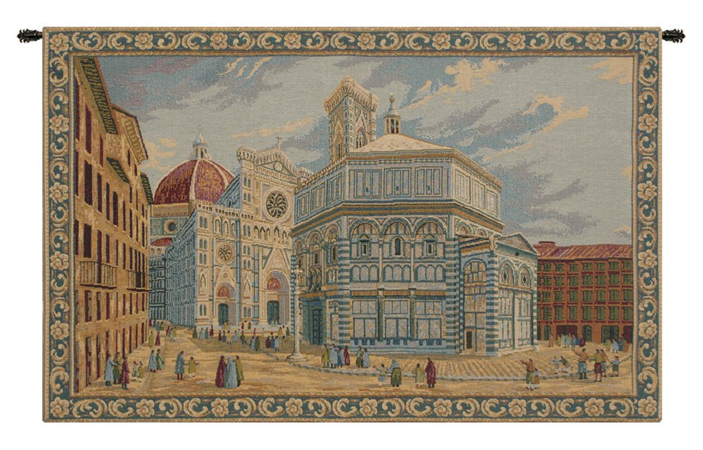 Duomo e Battistero Firenze Italian Tapestry - RoseStraya.com