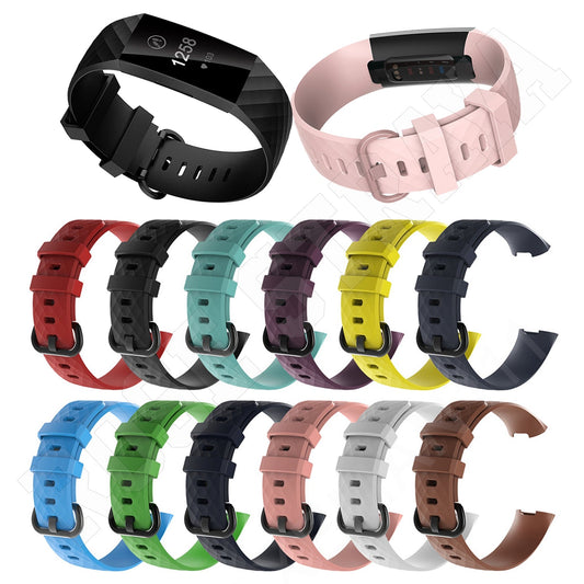Fitbit Charge 3/4/SE Bands Replacement Strap Soft Silicone Smartwatches Bracelet