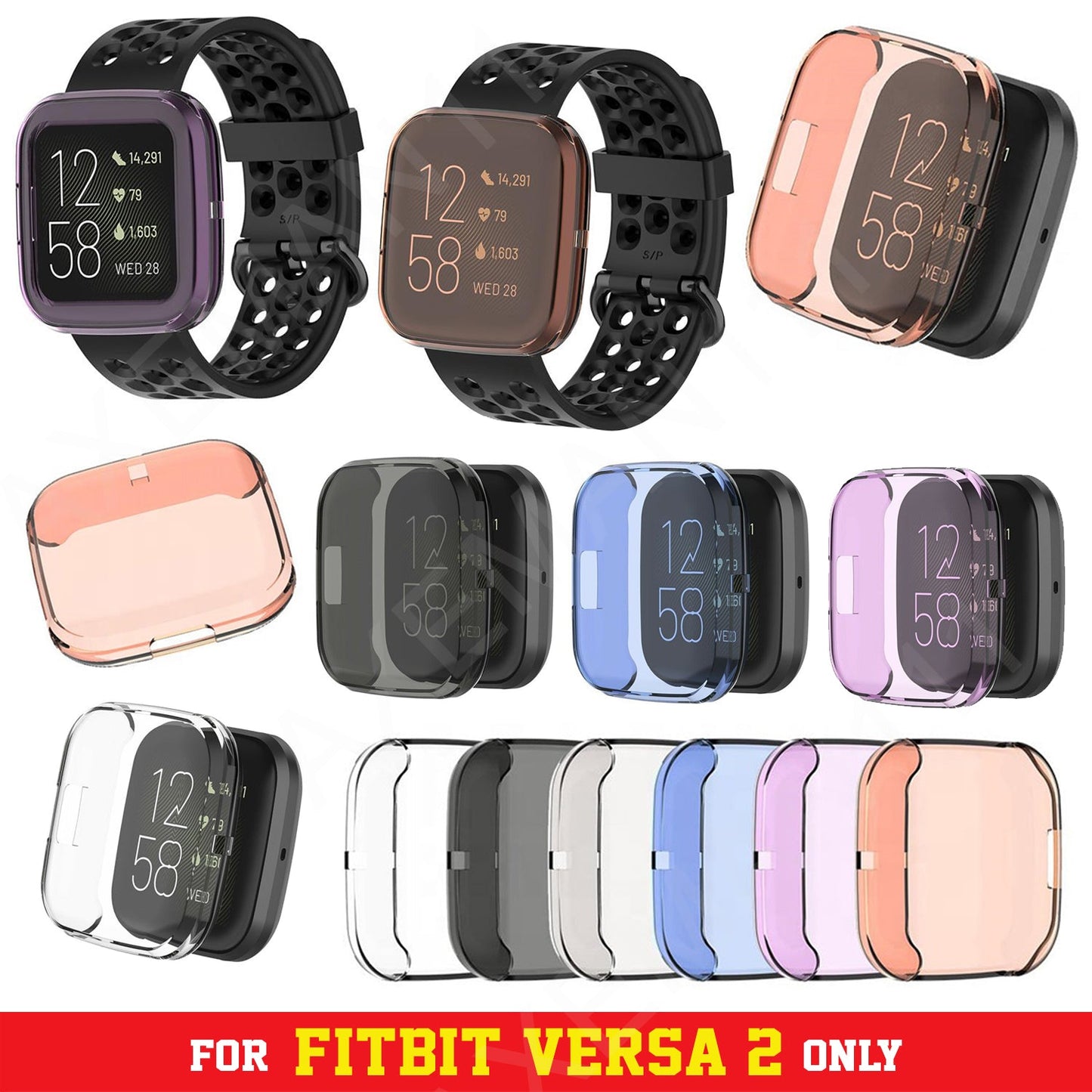 Fitbit Versa 2 Full Protective Cases