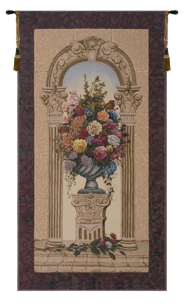 Floral Arch Belgian Tapestry Wall Art - RoseStraya.com