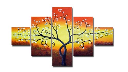 Forked Branches Canvas Wall Art - RoseStraya.com