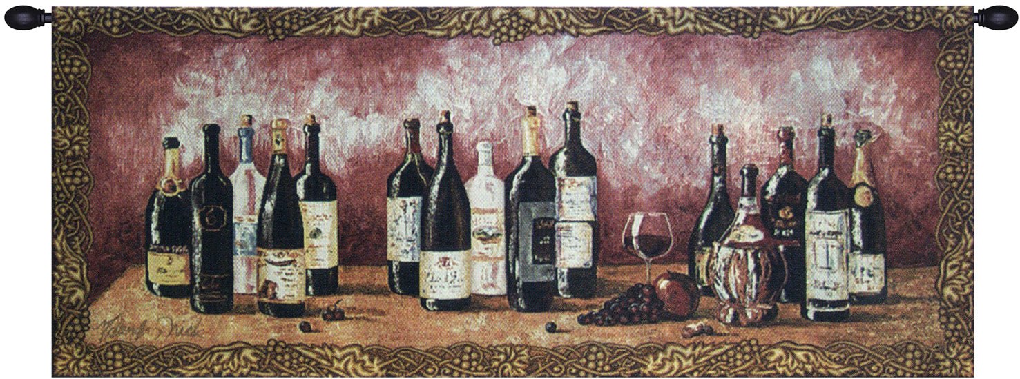 Fruit and Wine Melody Tapestry Wall Art - RoseStraya.com