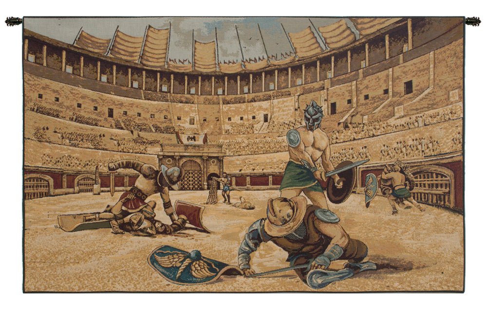 Gladiators Italian Tapestry - RoseStraya.com