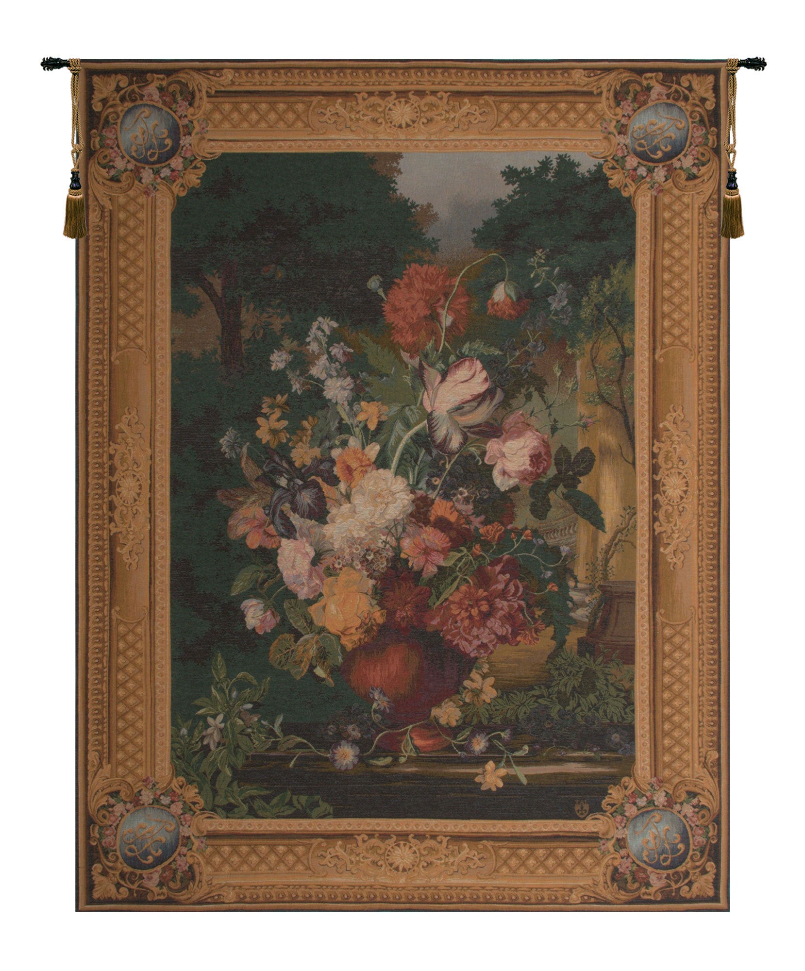 Grand Bouquet Flamand French Tapestry - RoseStraya.com