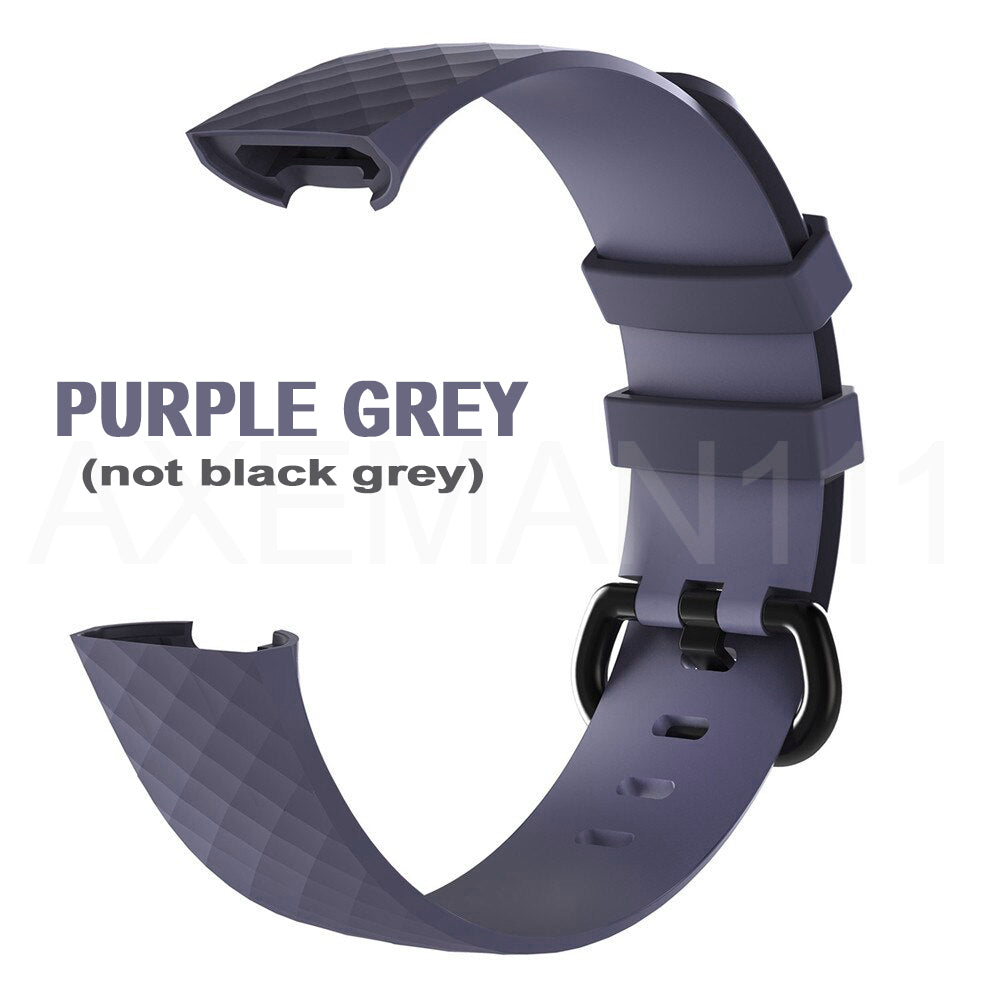 Fitbit Charge 3/4/SE Bands Replacement Strap Soft Silicone Smartwatches Bracelet