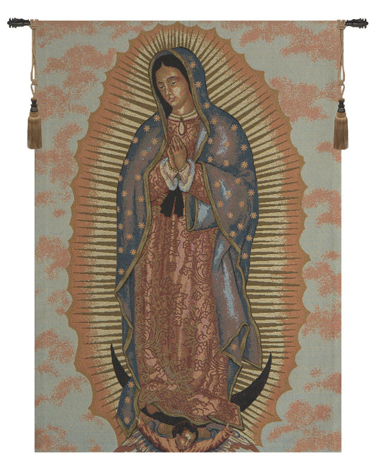 Guadalupe II European Tapestry Wall Art Decor Backed Lining & Tunnel - RoseStraya.com