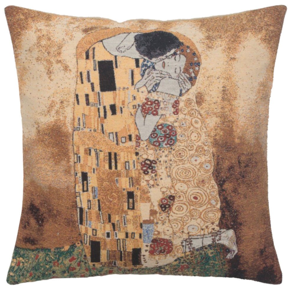 Gustav's Kiss Decorative Pillow Cushion Cover - RoseStraya.com