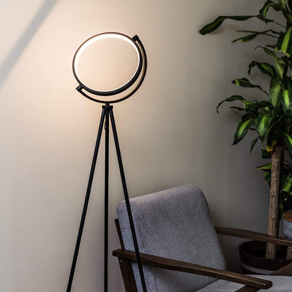 Halo Floor Lamp Modern LED Tripod Floor Light Home Hotel Office Decoration - RoseStraya.com