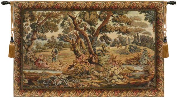 Hunters Resting Italian Tapestry - RoseStraya.com
