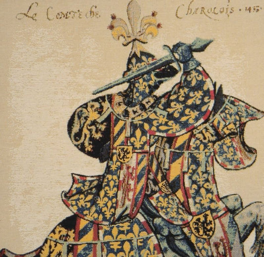 Le Comte de Charolais European Tapestry Cushion Covers Living Room Decor - RoseStraya.com