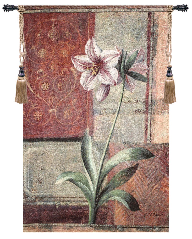 Le Jardin Botanique Lily Fine Art Tapestry - RoseStraya.com
