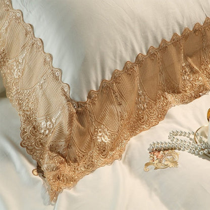 Lecea Oriental Egyptian Cotton Embroidery Luxury Royal Duvet Cover Set - RoseStraya.com