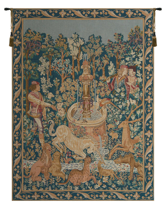 Licorne A La Fontaine French Tapestry - RoseStraya.com