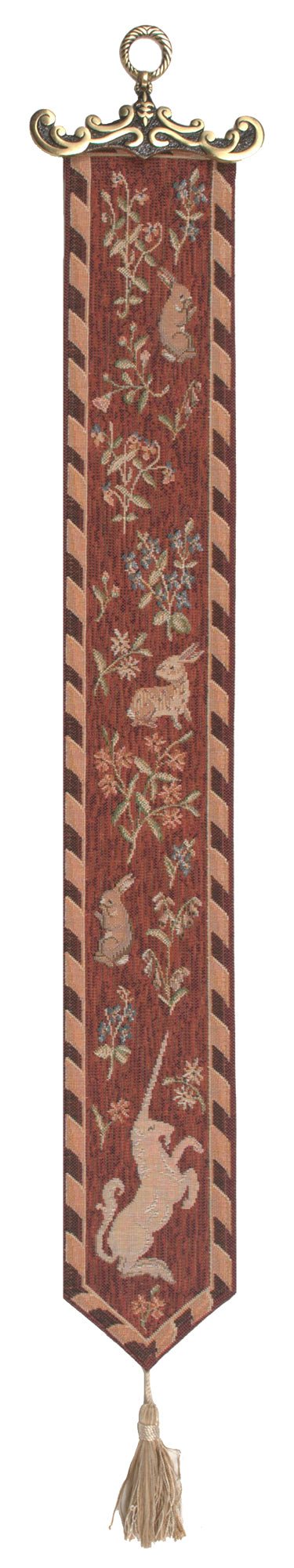 Licorne I French Tapestry Bell Pull - RoseStraya.com