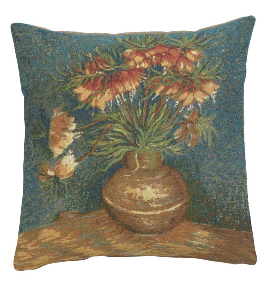 Lilies by Van Gogh French Cushion - RoseStraya.com