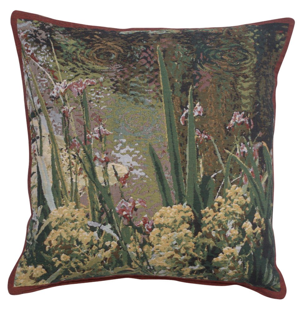 Lively Water Monet's Garden European Cushion - RoseStraya.com