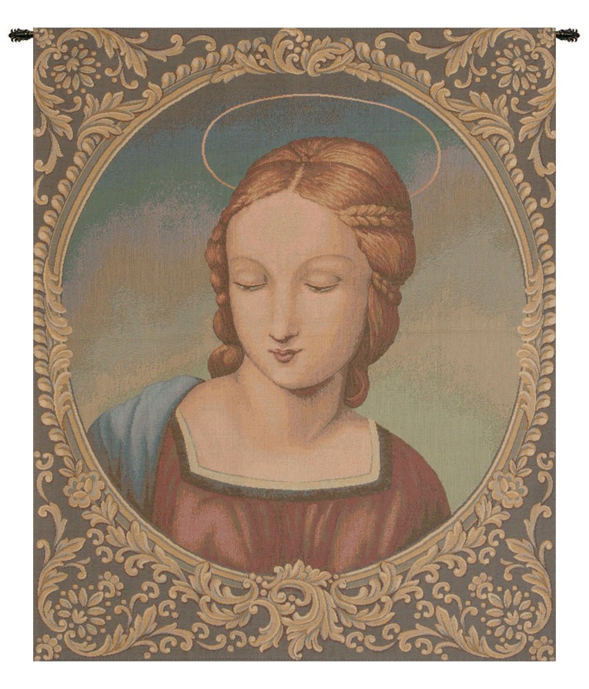 Madonna Del Cardellino Italian Tapestry - RoseStraya.com