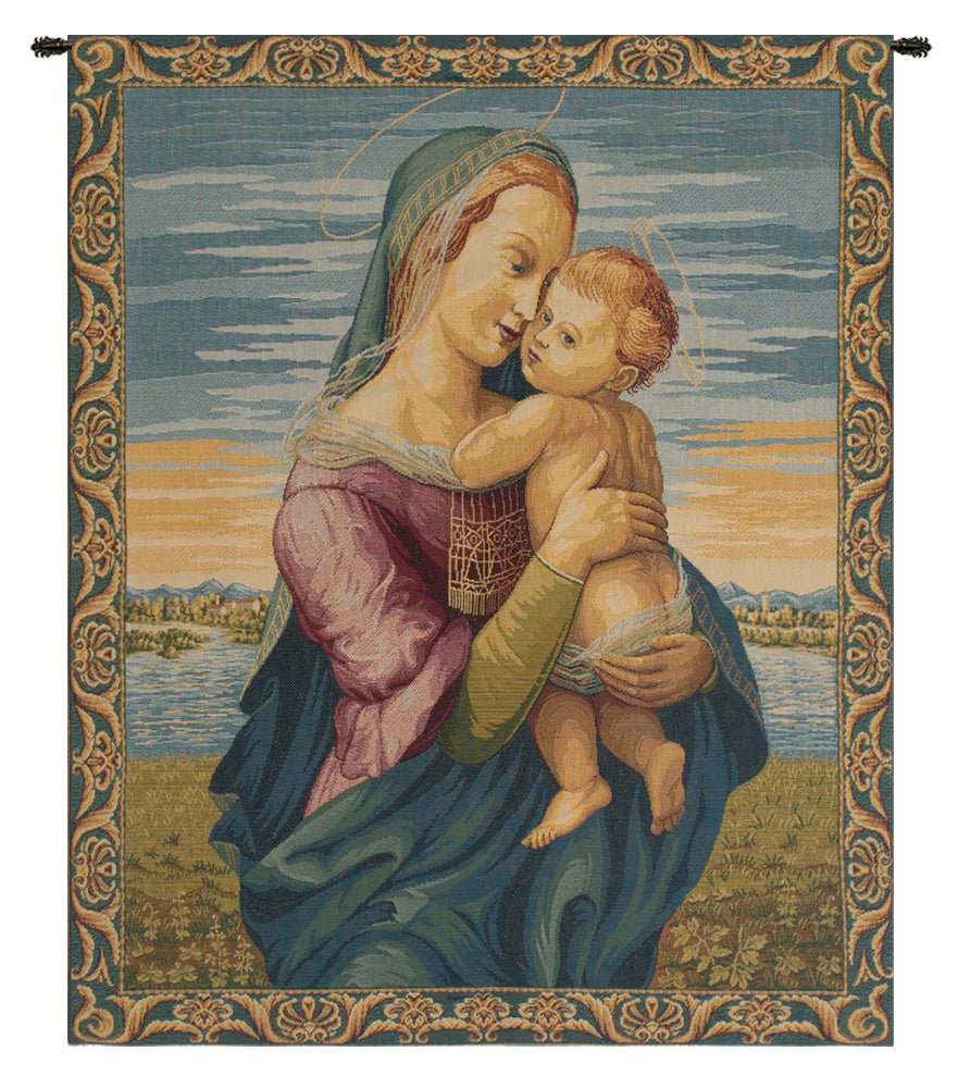 Madonna with Child by Raphael Italian Tapestry - RoseStraya.com