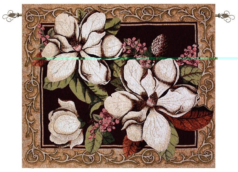 Magnolias in Bloom Fine Art Tapestry - RoseStraya.com