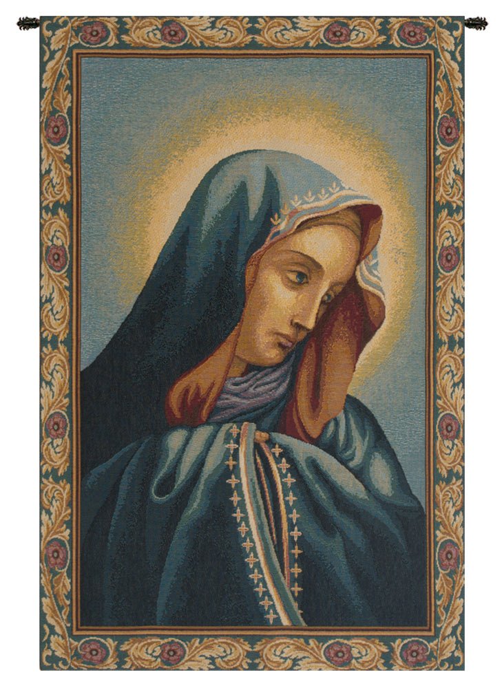 Mater Dolorosa Italian Tapestry - RoseStraya.com