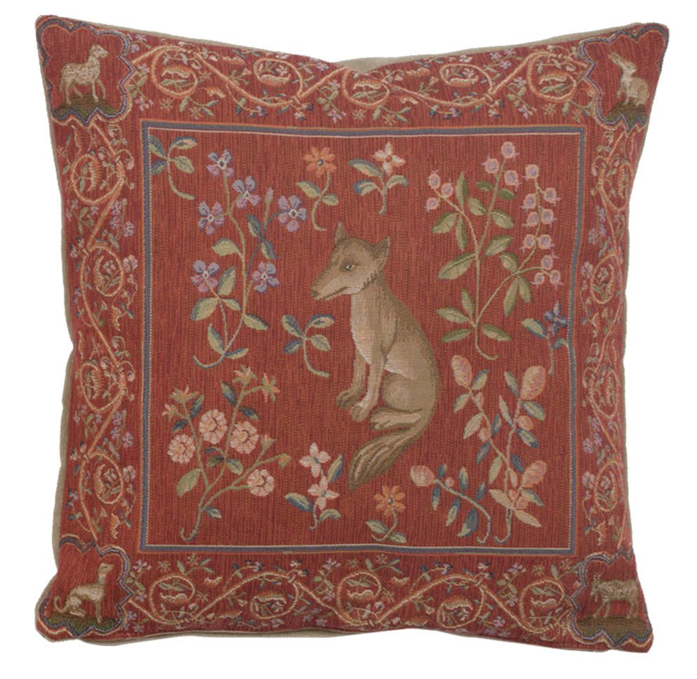 Medieval Fox French Cushion - RoseStraya.com