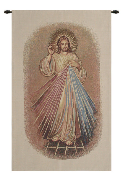 Merciful Jesus Lectern European Tapestry Wall Art Decor Alberto Passini Lining & Tunnel - RoseStraya.com