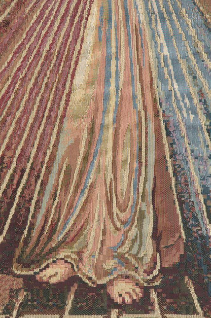 Merciful Jesus Lectern European Tapestry Wall Art Decor Alberto Passini Lining & Tunnel - RoseStraya.com