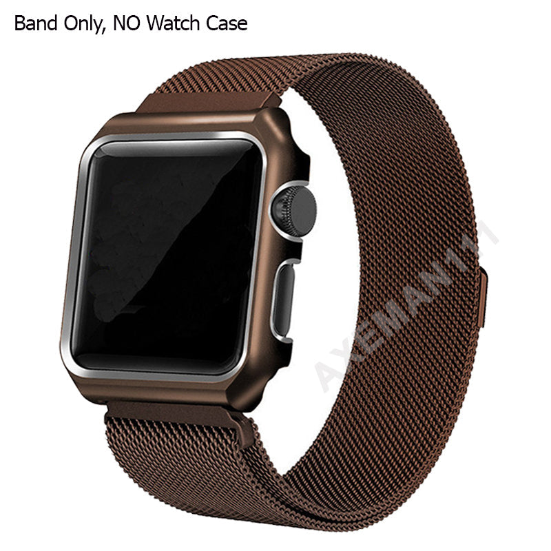 Apple Watch Band Series 6,5,4,3,2,1,SE Milanese Loop Magnetic Stainless Steel Strap