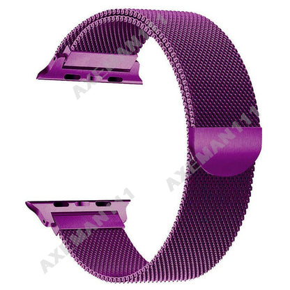 Apple Watch Band Series 6,5,4,3,2,1,SE Milanese Loop Magnetic Stainless Steel Strap