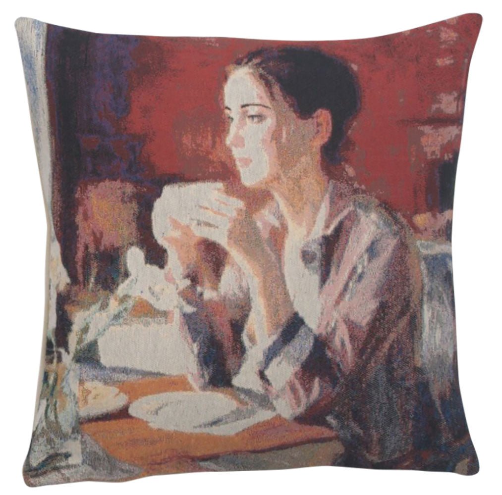 Morning Cuppa Decorative Pillow Cushion Cover - RoseStraya.com