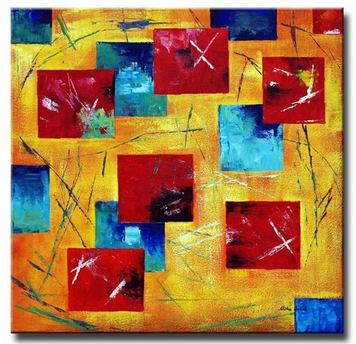 Multicolored Scatter Canvas Wall Art - RoseStraya.com