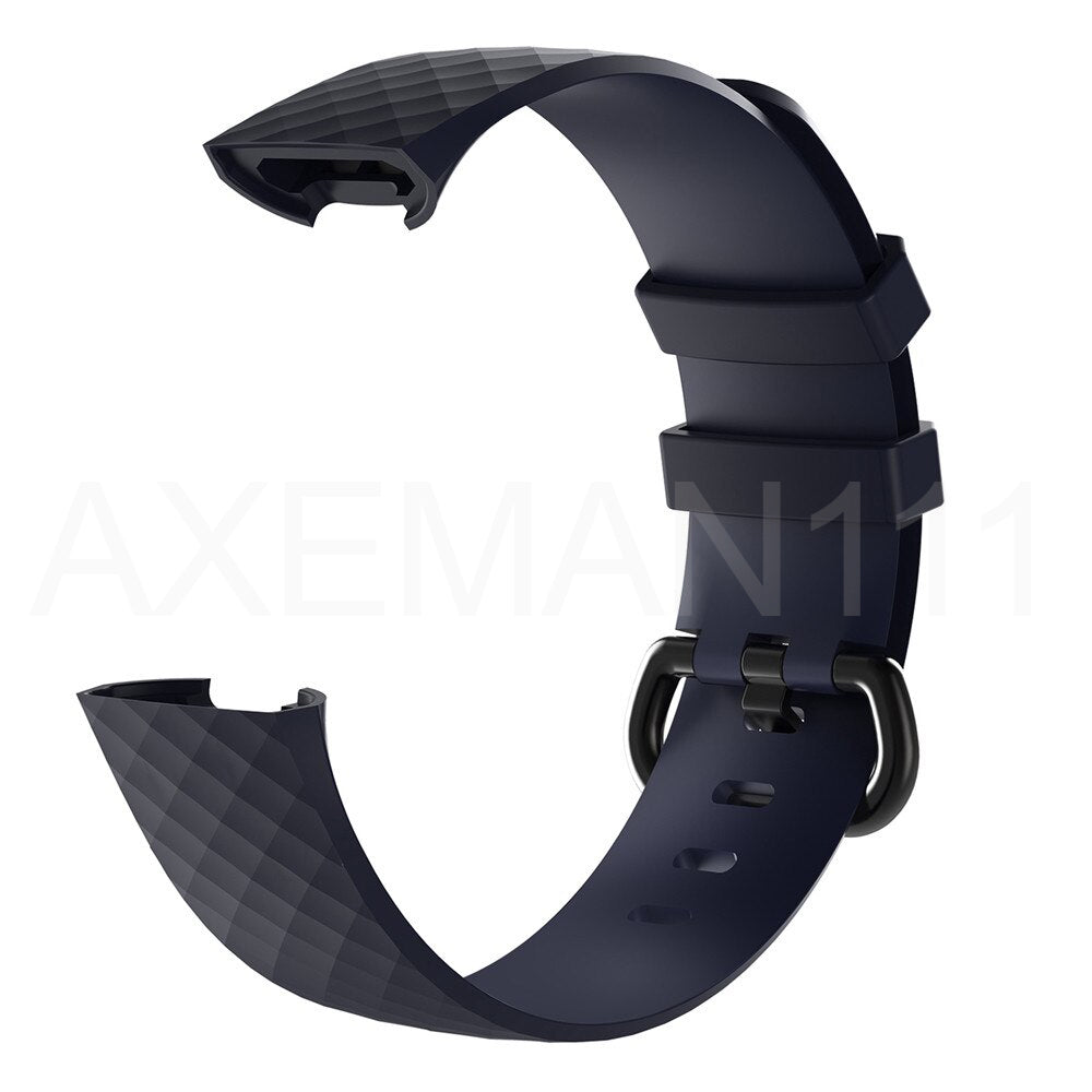 Fitbit Charge 3/4/SE Bands Replacement Strap Soft Silicone Smartwatches Bracelet